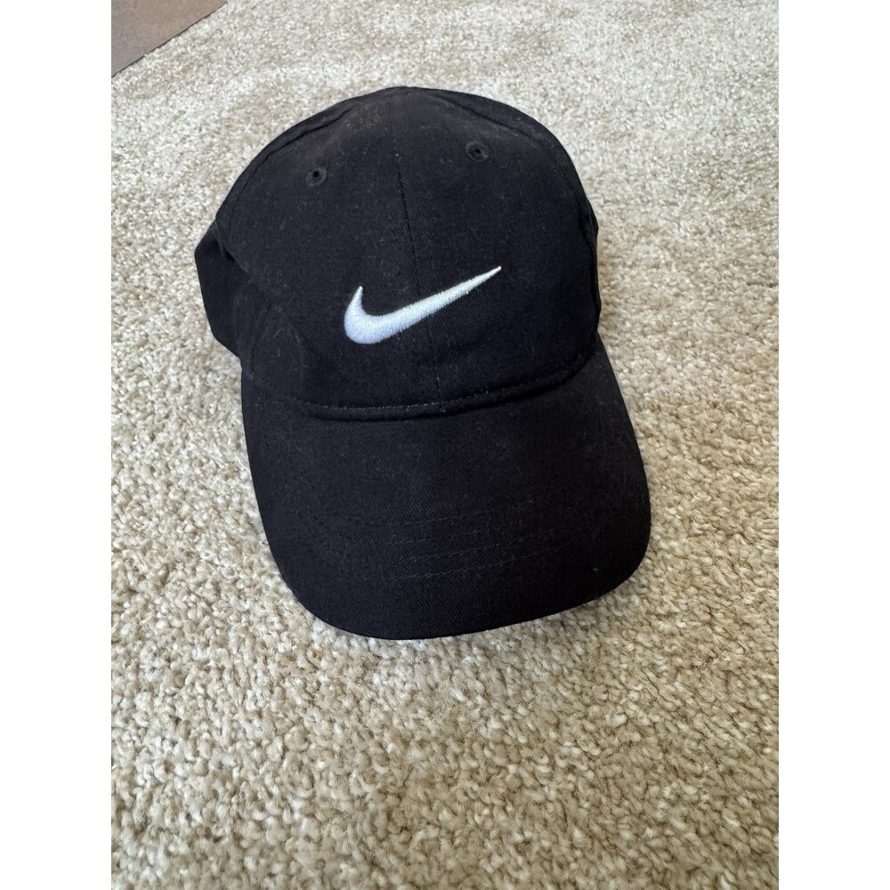 Nike Child Hat Cap Strap Back Youth Kids Infant Black Swoosh Boys Girls Toddler